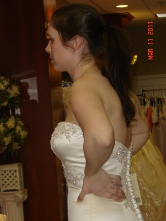 And I was very unsure if I found the dress flattering at all