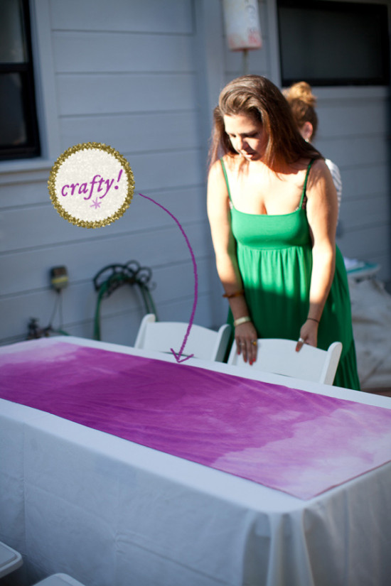 How to Make an Ombre Table Runner A Practical Wedding Ideas for Unique