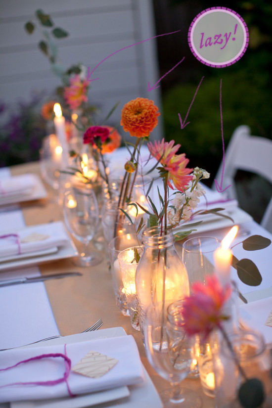 How To Make a Simple, Colorful Tablescape 10